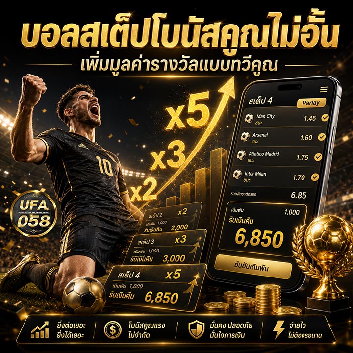 บอลสเต็ปโบนัสคูณไม่อั้น