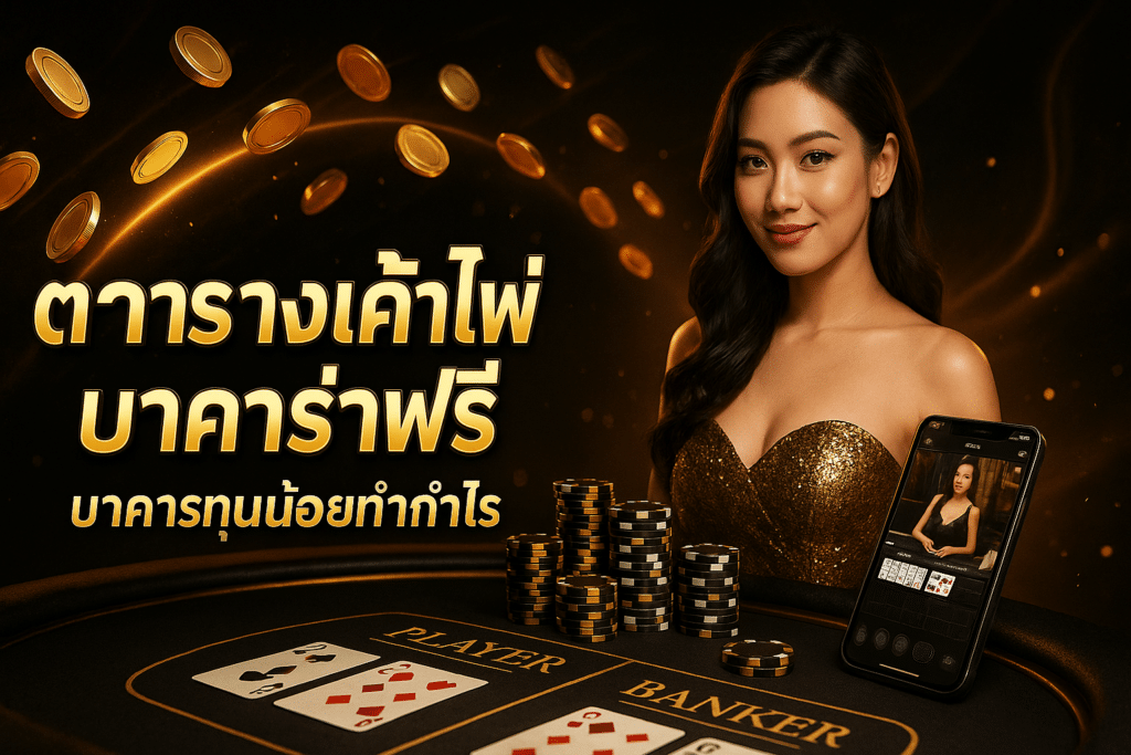 บาคาร่าทุนน้อยทำกำไร